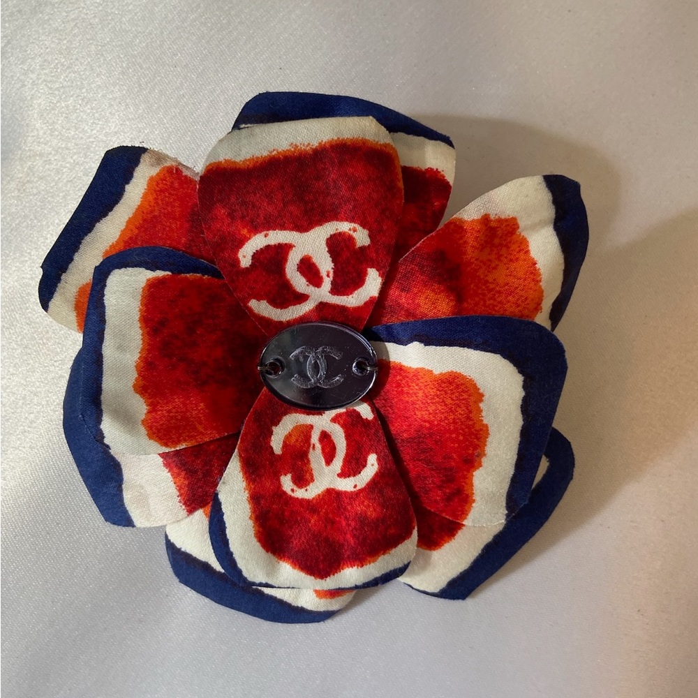 Vintage Chanel Camellia Iconic Pin